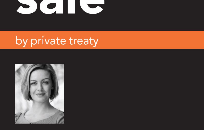 For Sale by Private Treaty Signboard 4×3 (with portrait)