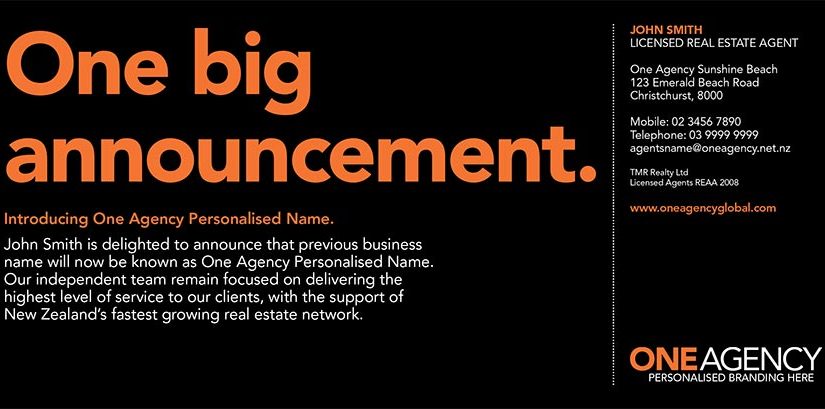 One Big Announcement – Agency 2