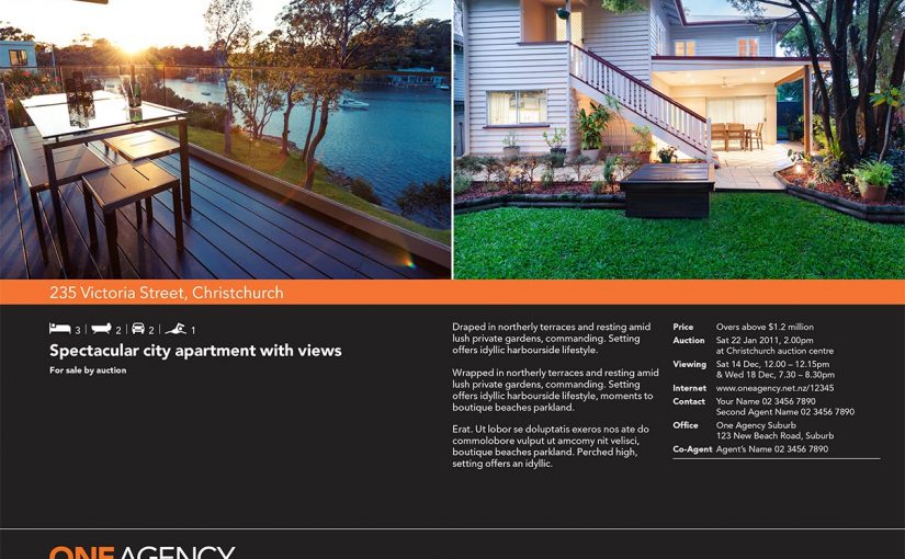 Christchurch Realtor Full Page Ad