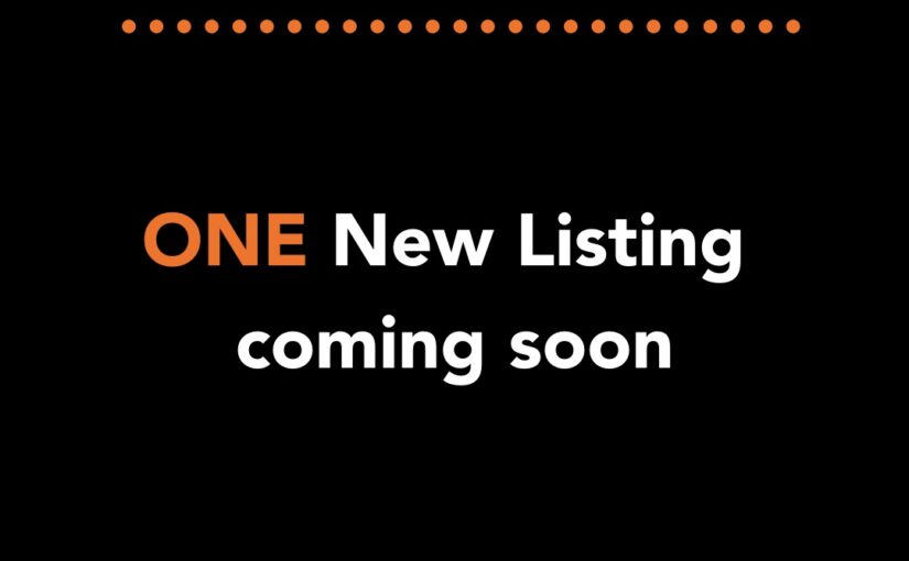 Instagram/Facebook Story – Generic One New Listing Coming Soon – Black