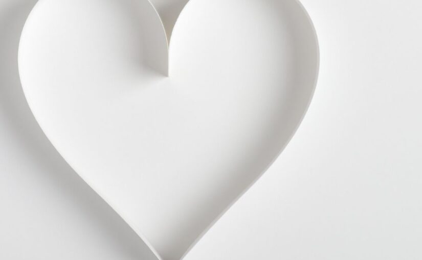 Valentine’s Day Post – White Heart (2)